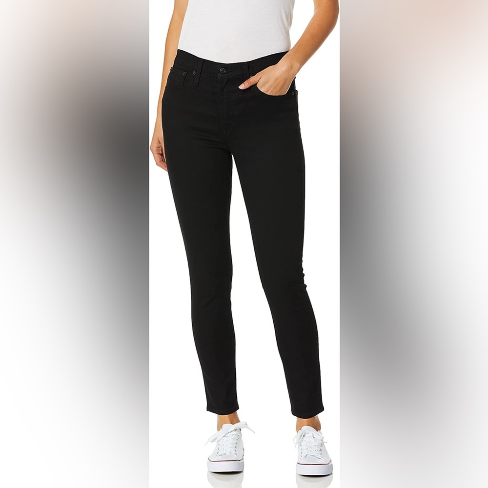 JCrew Toothpick Jeans in Black